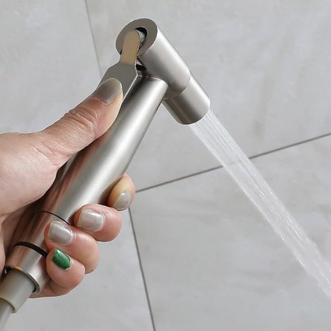 Cross-border wholesale of 304 stainless steel bathroom toilet spray guns, high-pressure flushing spray guns, feminine washers, toilet companion covers undefined