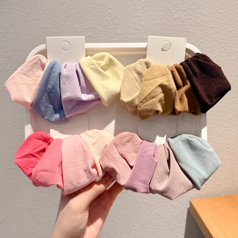 Dopamina máscara de color para niños anillo de cabello cuerda de cabeza chica cola de caballo cuerda de cabeza elástica no adornos de cabello al por mayor