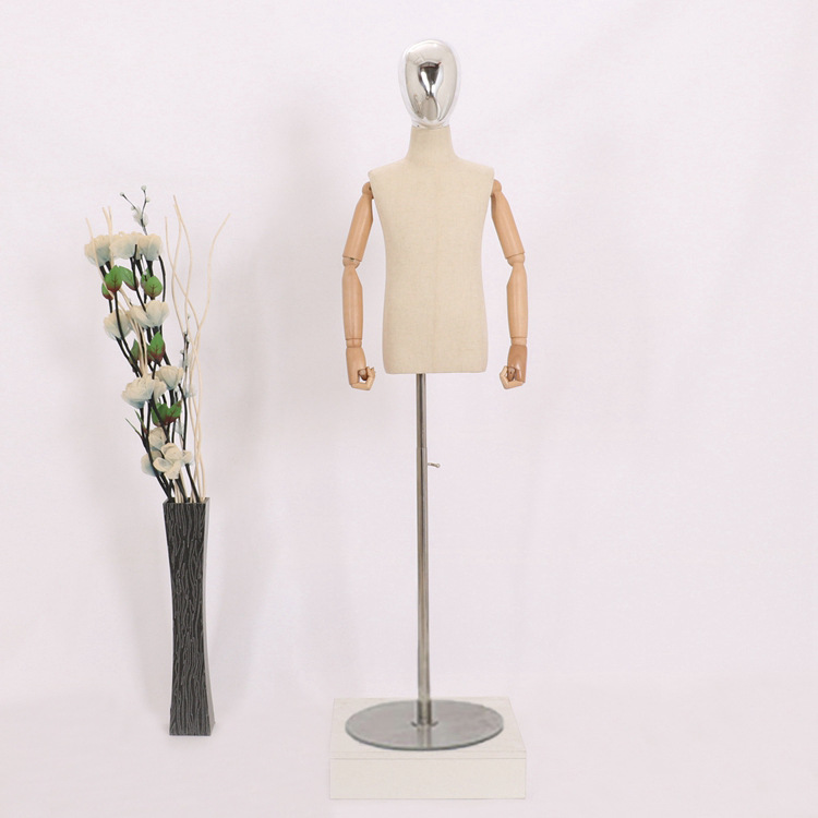 Modelo DE LOS NIÑOS apoyos medio cuerpo soporte con diadema mano ventana pantalla soporte niños y niñas tienda de ropa modelo estante image 13