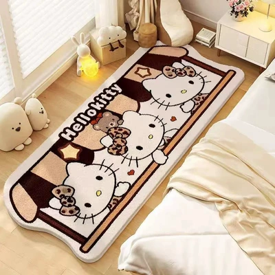 Avtomobil döşəmə paspasları – Floor Mat Bedroom Thickened Skin Friendly - leopard-print-katie-sightseeing-car-4060cm-skin-friendly-imitation-cashmere