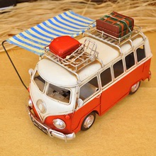 儿童玩具车模型双层巴士公交男孩仿真小汽车房车大号复古面包房车