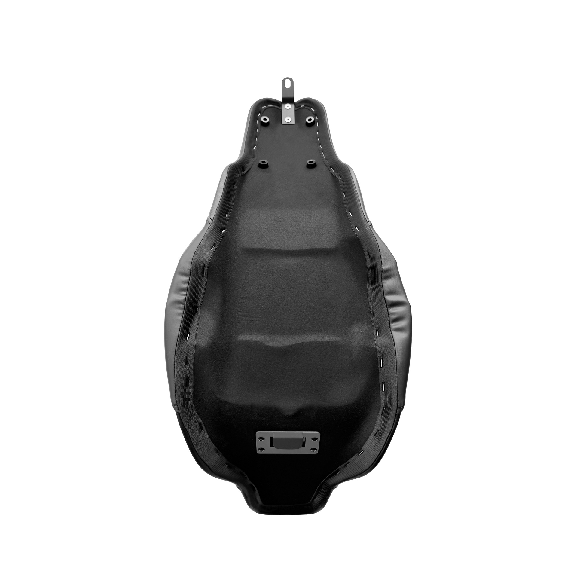 Suitable for Harley 08-26 Touring, High-Performance Step Seat Cushion, Carbon Fiber Leather, Contains Gel
