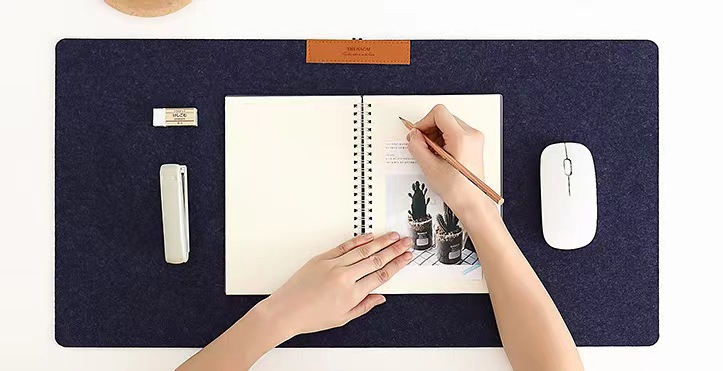[Felt mouse pad] transfronteriza escritorio dedicado sentía alfombrilla de ratón simple estudiante escritorio pad alfombrilla de ratón