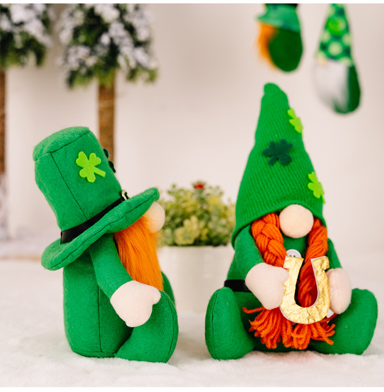St. Patrick Cartoon Character Polyester Holiday Party 1 Piece display picture 2