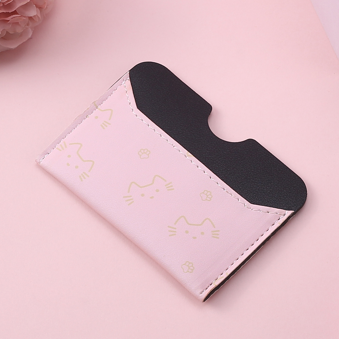 Bolsa de tarjetas transfronterizas adorable almacenamiento de tarjetas portátiles ultra delgadas de gran capacidad nuevo bolso de cambio de tarjetas bancarias de estudiantes