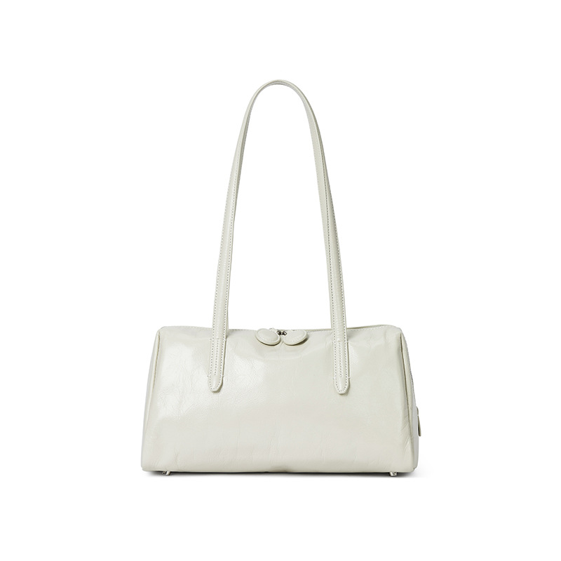 Women's 2024 New Retro Tote Bag, Niche Luxury Underarm Bag, Genuine Leather Large Capacity Commuter Shoulder Bag - Thumbnail 6