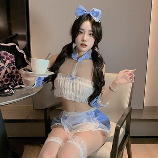 羽芙岚情趣内衣女仆日系性感甜美可爱软妹主题围裙制服套装代发