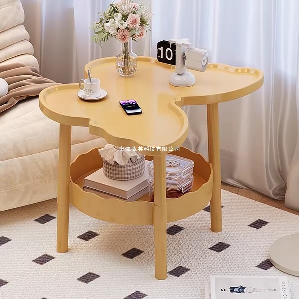 Creative Butterfly Coffee Table Living Room Sofa Side Table Bedroom Bedside Small Bedside Table Storage Rack Mobile Side Table Simple