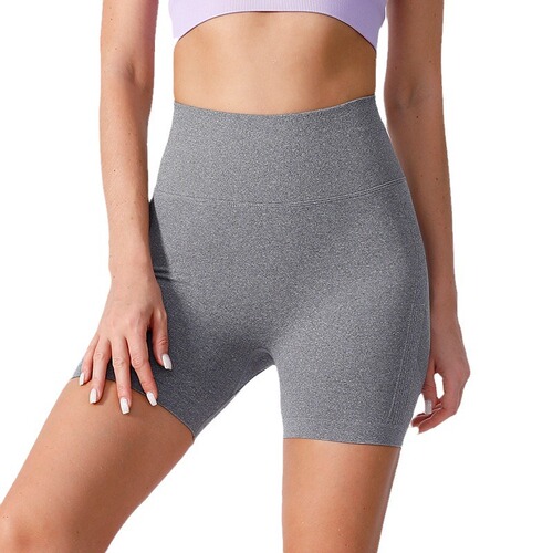 AB yarn wear-resistant peach butt yoga shorts quick-drying running sports outerwear tight-fitting fitness leggings three-quarter length pants
