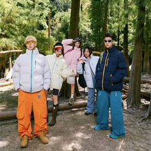 山系户外运动多巴胺百搭棉服秋冬季情侣款时尚休闲保暖舒适外套