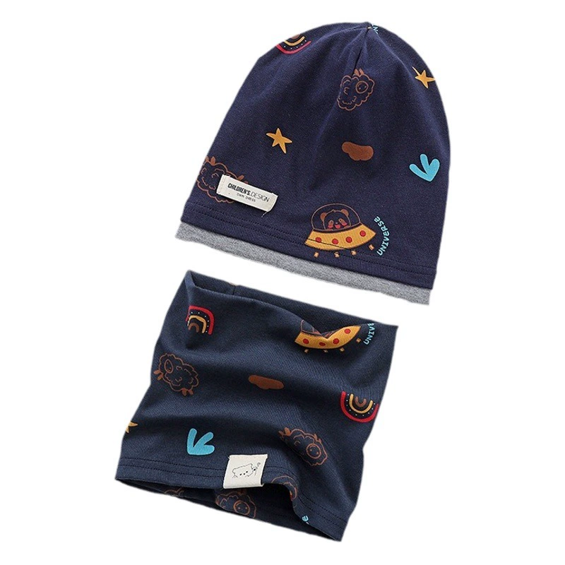 Осенняя и зимняя новая детская контрастная кепка для укладки цвета