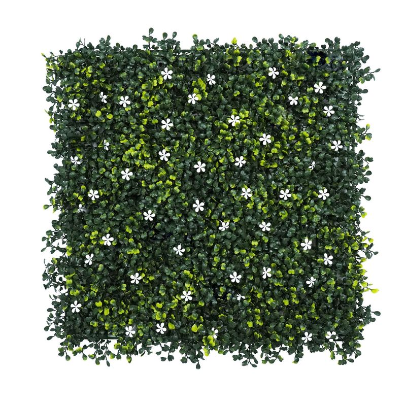 跨境热卖仿真植物墙造景装饰假花墙尤加利米兰装饰植物绿叶背景墙|undefined