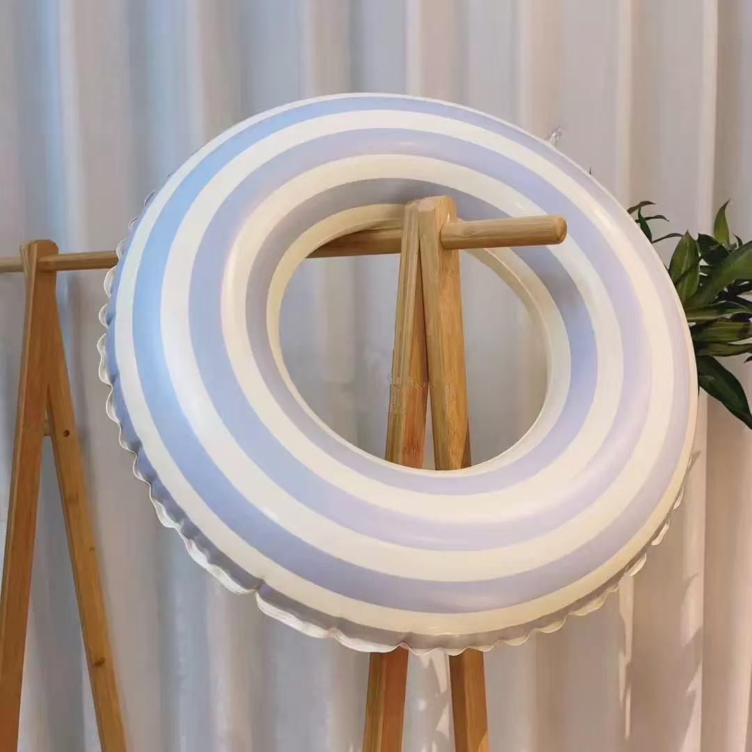 Nuevo anillo de natación para padres e hijos red retro doble bolsa de aire bajo la axila verde engrosado anillo flotante inflable al aire libre