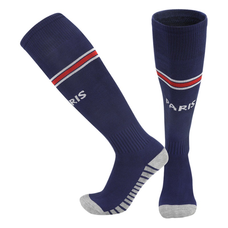 2725 New Season Team Adult and Children's Football Socks with Towel Bottoms, Wear-Resistant, Odor-Resistant, Long Tube Sports Socks
