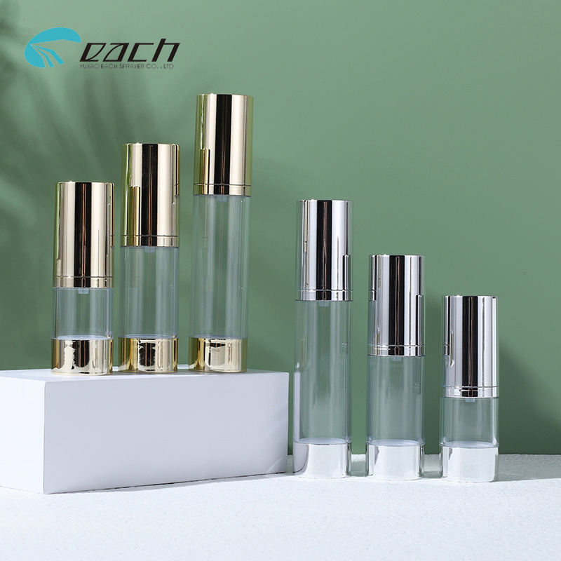 批发新款半包真空乳液瓶喷雾瓶AS真空化妆品套装瓶多规格乳液瓶
