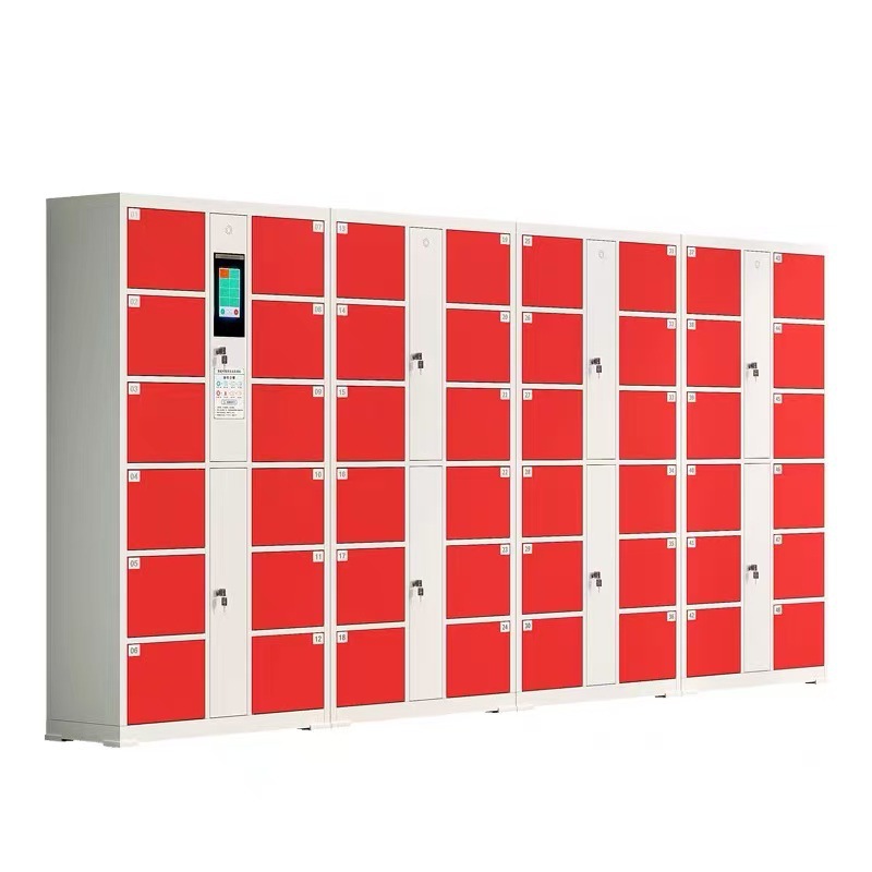 Electronic luggage lockers
