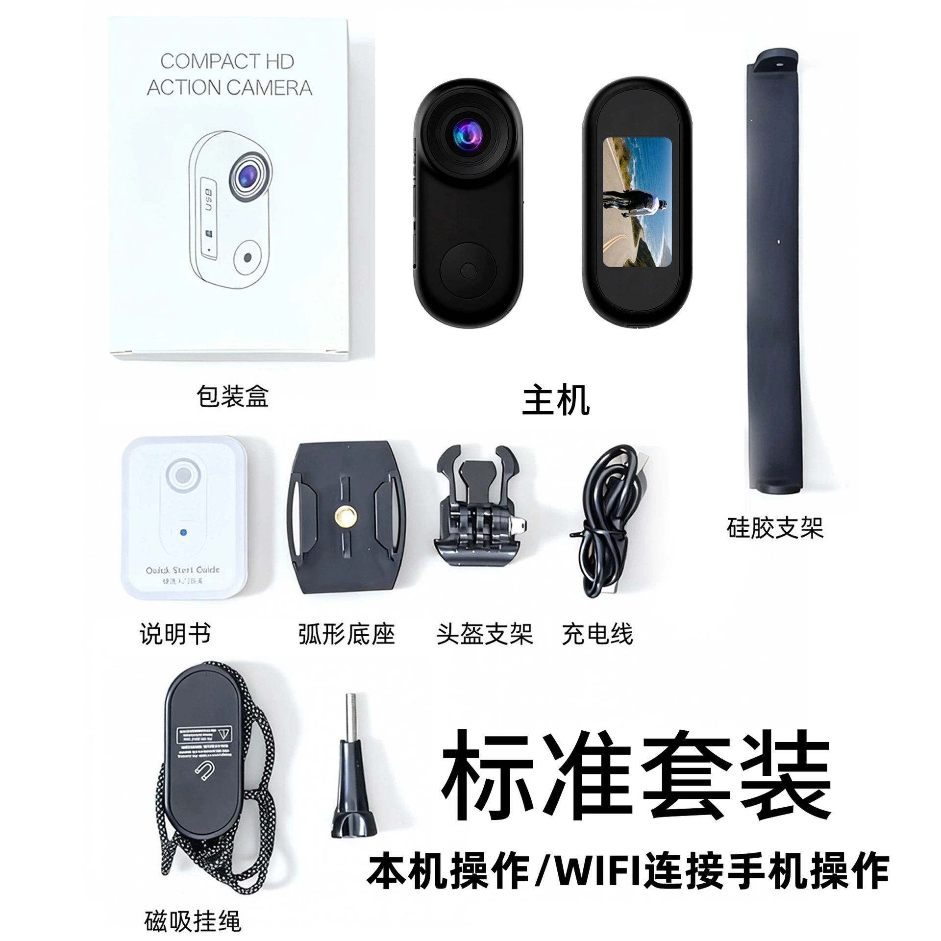 Travel camera, small videocamera, choker, recorder