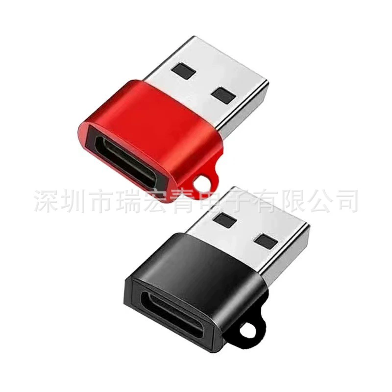 Переходник Type-C мама -> USB штекер, конвертер OTG для переноса данных и зарядки мобильного