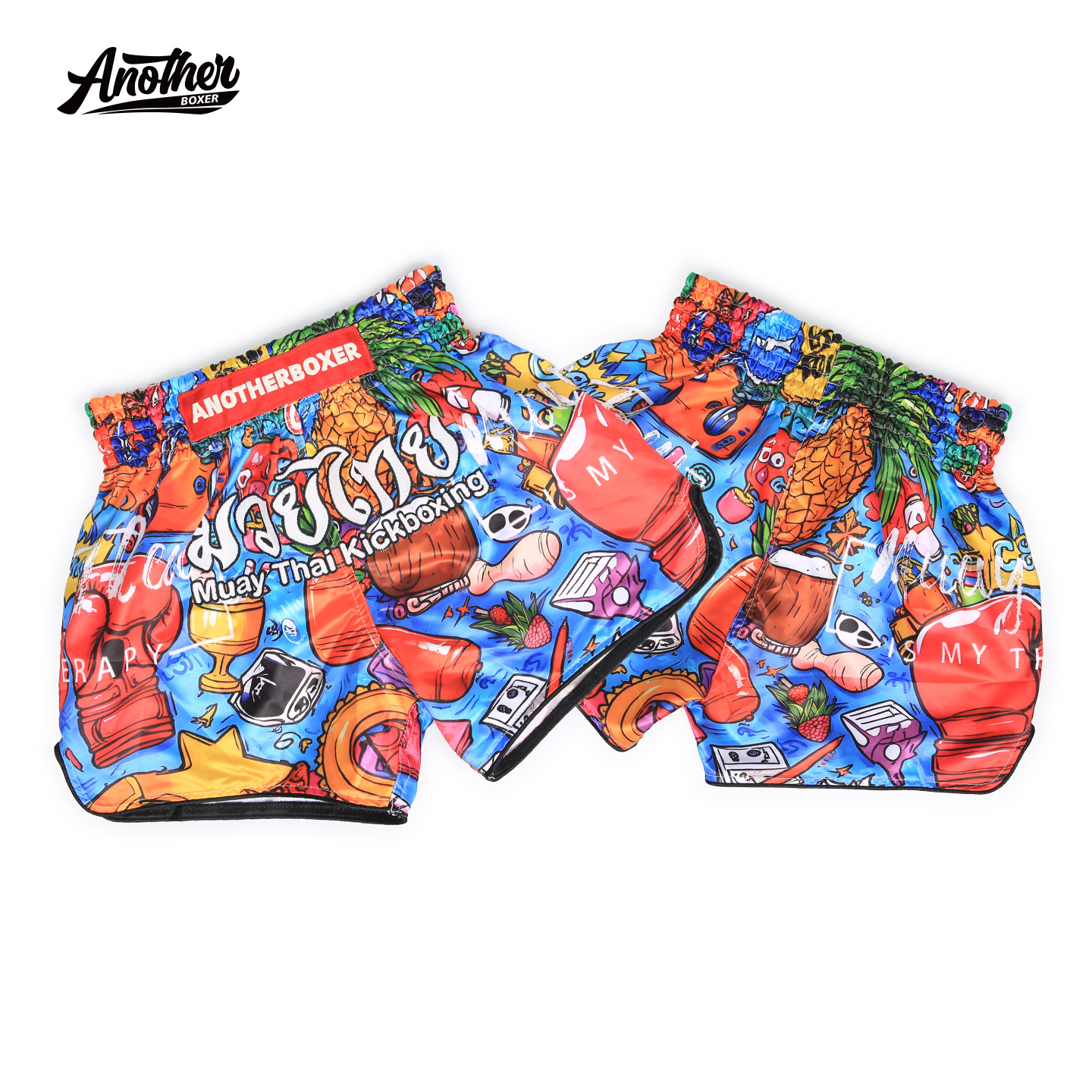 ANOTHERBOXER Muay Thai Shorts for Children, Sanda Fighting, Mixed Martial Arts, Daily Training Boxing Pants