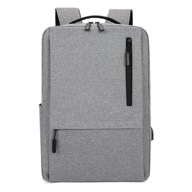 Backpack large capacity computer bag simple business multi-function usb charging backpack printable logo schoolbag for men
