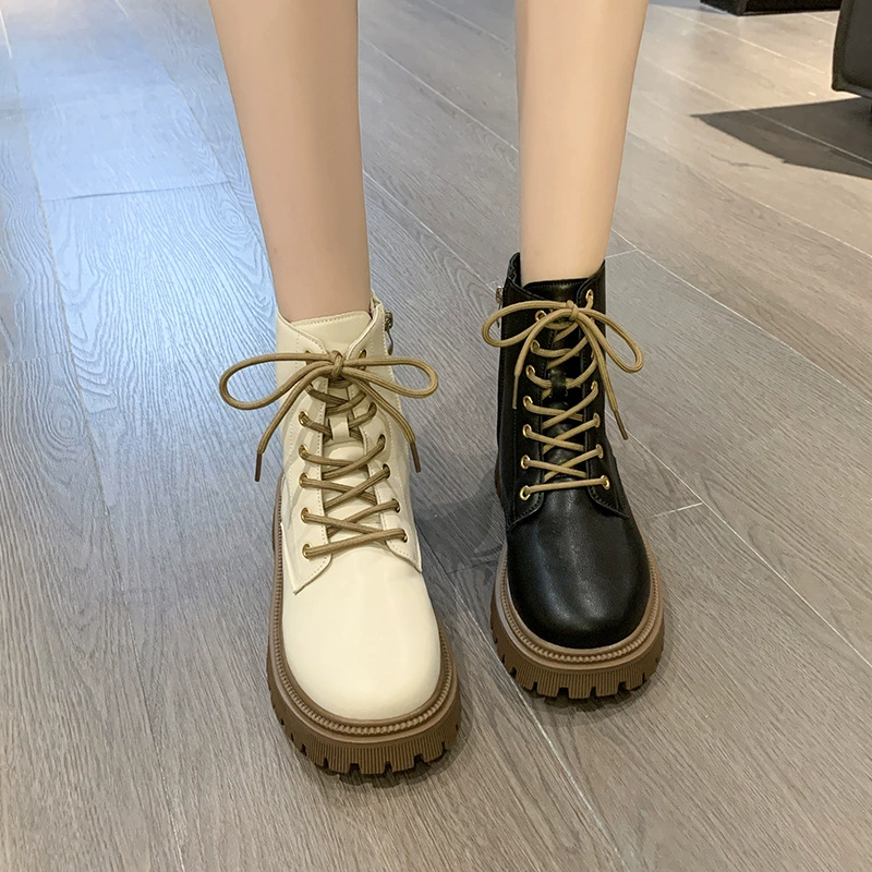 Martens, Tide, демисезонные дизайнерские полусапожки, коллекция 2023 года, тренд сезона