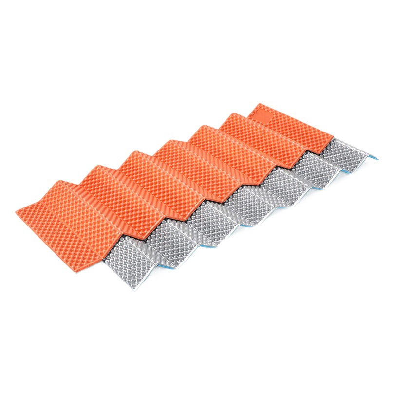 Alfombra de aluminio para acampar, plegable, tipo nido de huevo, para exteriores, gruesa, a prueba de humedad, venta directa de fábrica