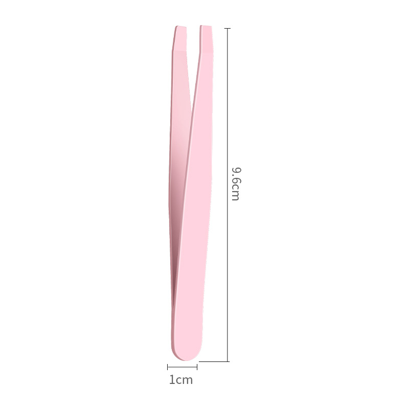 123mm pinzas de pestañas falsas sin pegamento coloridas pinzas de joyería punta herramientas de belleza de pestañas profesionales