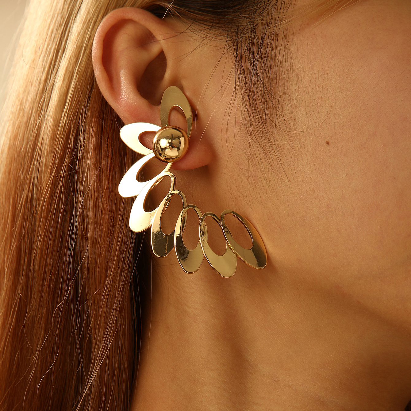 30g Weight Ear Studs Classification 1 Pair Vintage Style Wings Plating Alloy Ear Studs