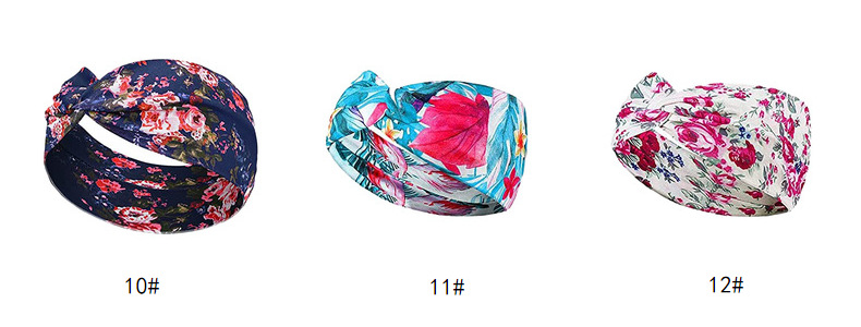 Women'S Gender Printing Design Simple Style Style Simple Style Women'S Plaid Bow Knot Printing Hair Band