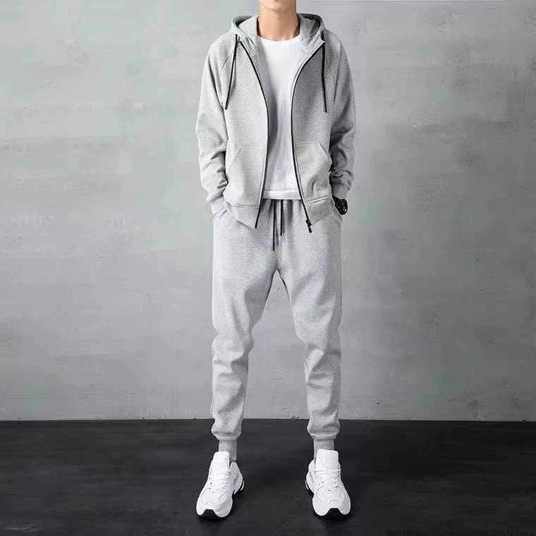 潮仑布 (Cross-border trading), толстовка, свитшот, длинный рукав, кардиган, штаны, спортивный костюм