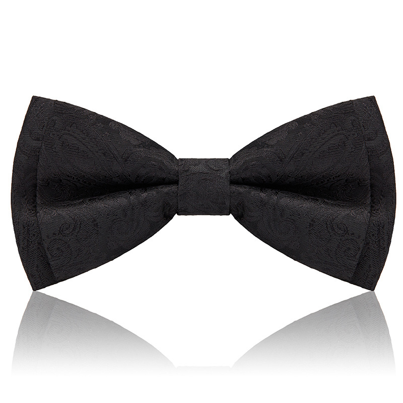 ↤↤↤검은 캐슈넛 상단이 짧고 하단이 긴 나비넥타이 ↦=>=>=>