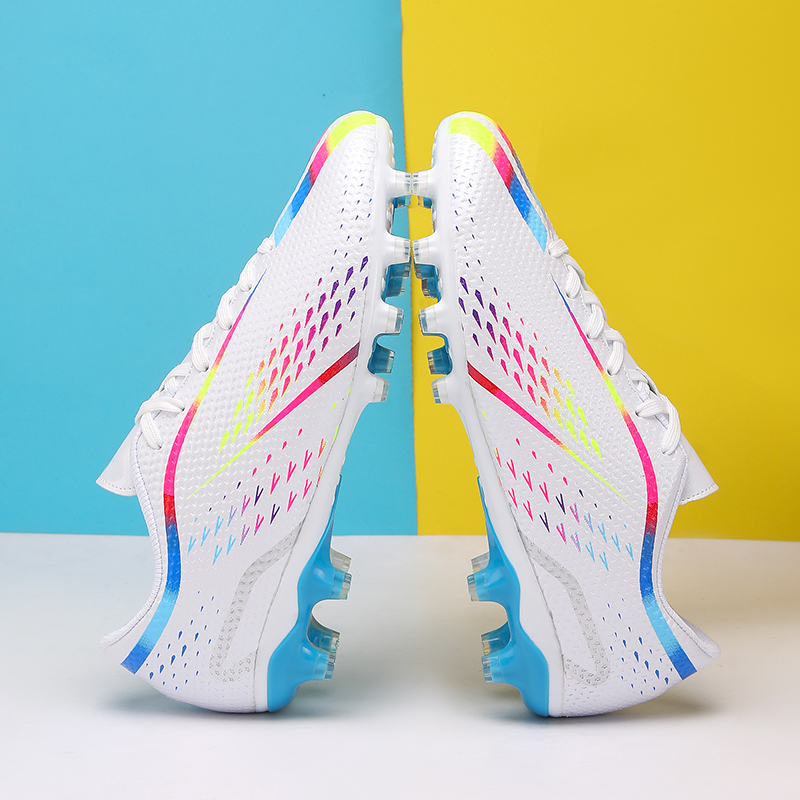 Zapatos de fútbol para hombres y mujeres clavos de entrenamiento para adultos césped artificial ag clavos zapatos de fútbol para niños
