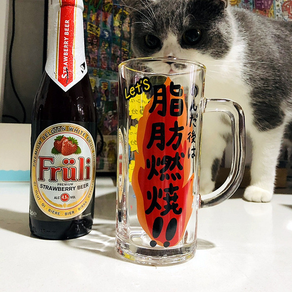 Japanese creative glass wineglass
