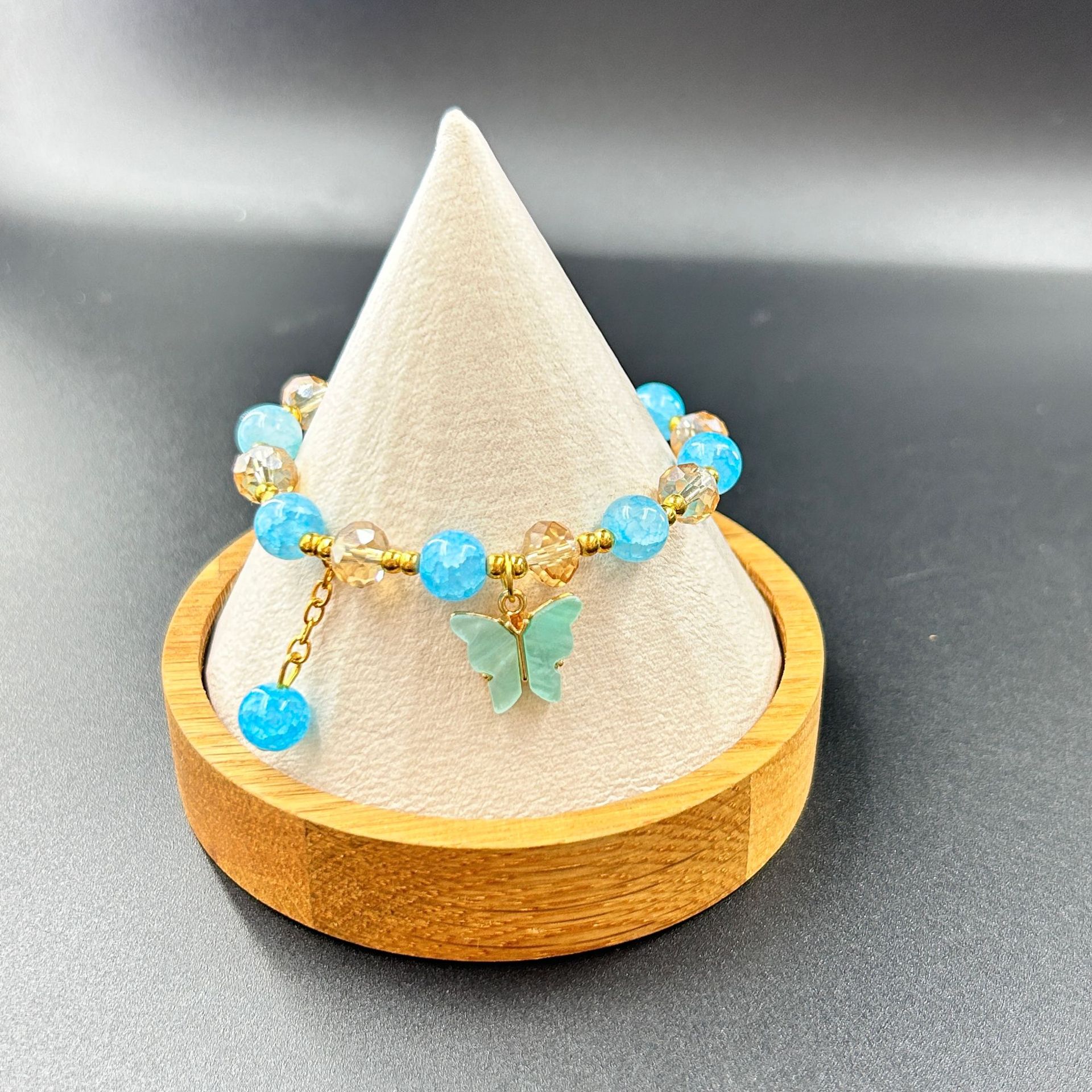 나비 팔찌 녹색