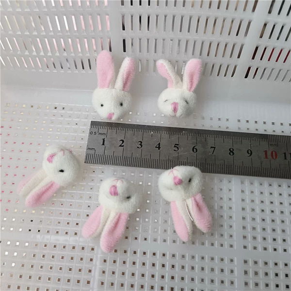 2cm rice white rabbit head