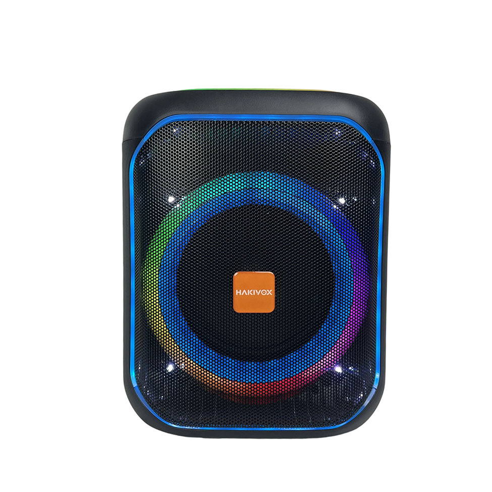 Fábrica directa de altavoces inalámbricos de 8 pulgadas de 40W con reproducción Bluetooth con luz de atmósfera LED inalámbrica