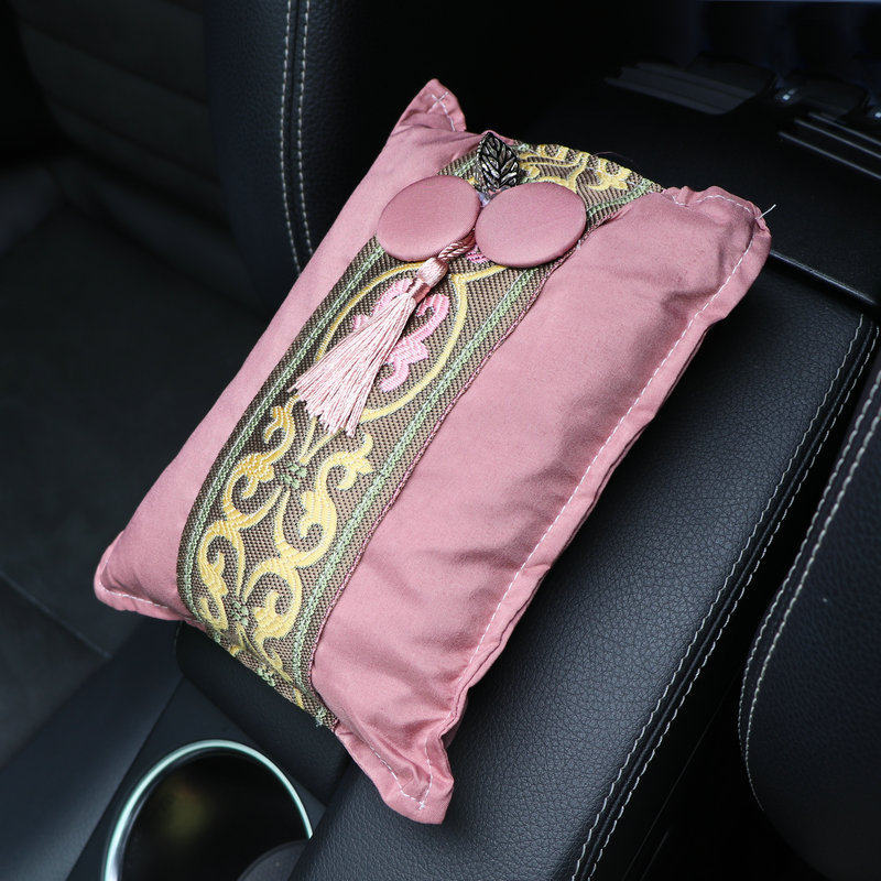 Mi Tian Embroidered Bamboo Charcoal Car Interior Decoration Air Freshener (Aktiv kömürlü qoxu uducular) - red
