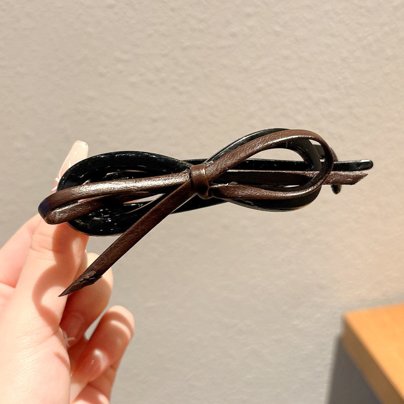 Clip de cabello de arco coreano, clip de captura de cabeza de mujer, clip de tiburón de alto nivel, clip de cabello de torsión, clip de boquilla de cabello