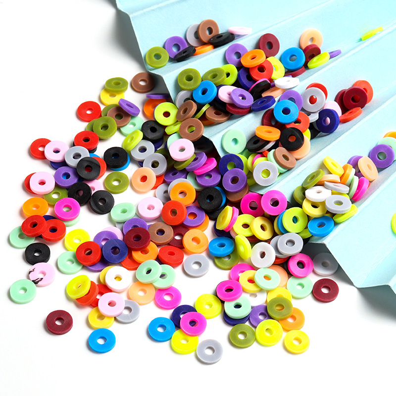 46g Weight Beads Jewelry Making Type DIY Jewelry Accessories Classification 1 Set Quantity soft clay Material Solid Color Pattern Simple Style Style 1 Set Soft Clay Solid Color DIY Jewelry Accessories Beads 4
