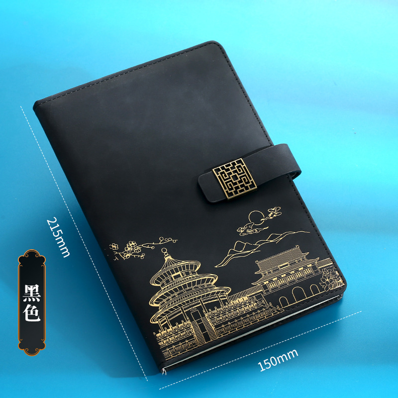 A5 中国トレンドノートブックギフトボックスセットお土産魔法瓶カップビジネスギフト印刷可能なロゴクリエイティブセットノートブック|undefined