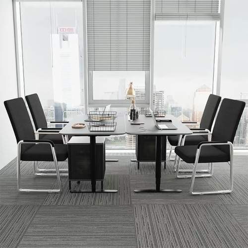 Modern Simple Bow Leg Office Chair Conference Training Chair Curved Back Chair Staff Boss Office Chair Wholesale