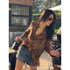 European Leopard Print Long-sleeved Sunscreen Shirt Women's Summer Thin Loose Chiffon Shirt Design Retro Elegant Small Top