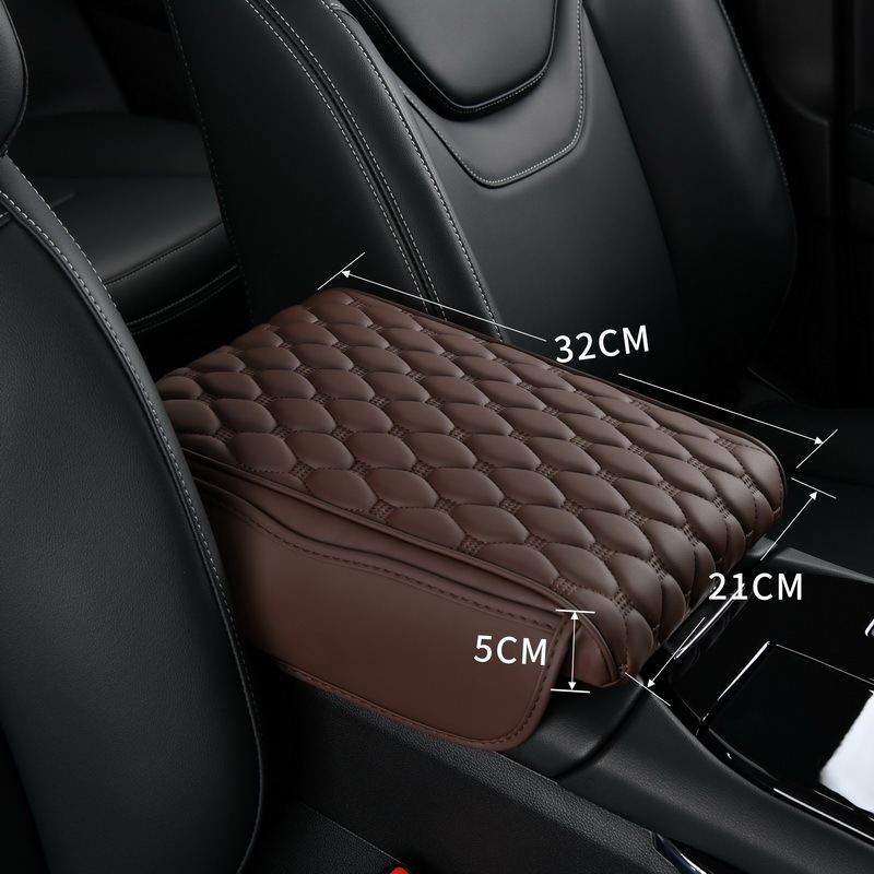 車の手すりの箱のパッドの通用型の収納袋の車載のティッシュの箱の中央の肘の増加のパッドの多機能の三合一|undefined