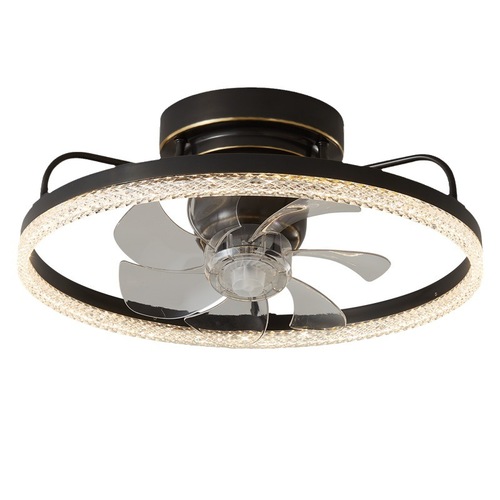 New Chinese Style Full Copper Fan Lamp with Chinese Style, Light Luxury, Minimalist Restaurant, Living Room, Bedroom, Tmall Smart Remote Control