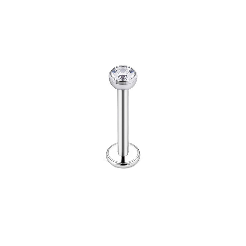 G23 Titanium Nose Stud With 5a Zircon Bowl Shaped Internal Thread_voghion.com