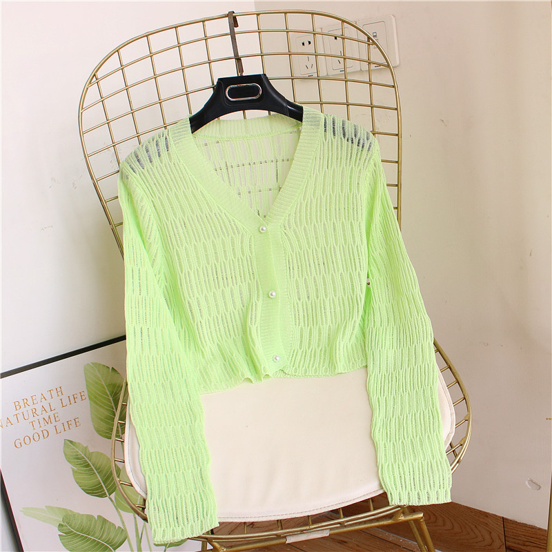 Summer fashionable silk cardigan