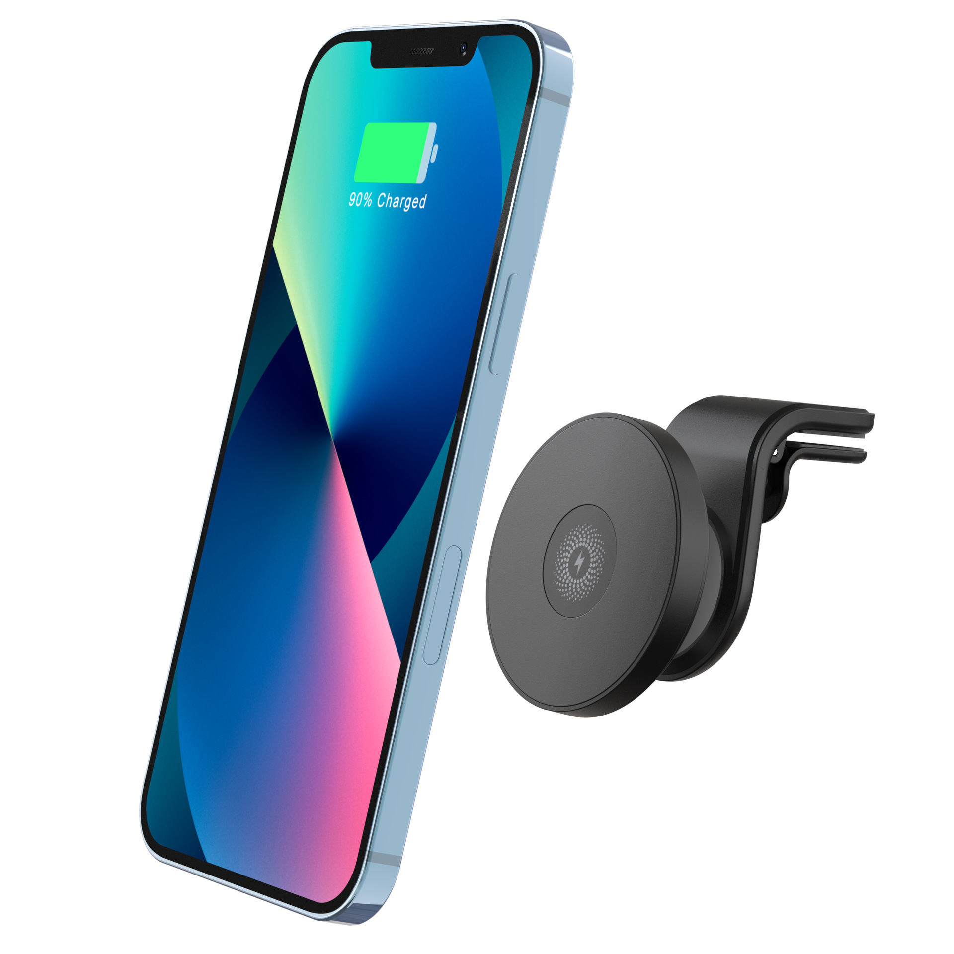 Cargador inalámbrico magnético de coche para Apple 12 iphone13 coche magnético cargador inalámbrico