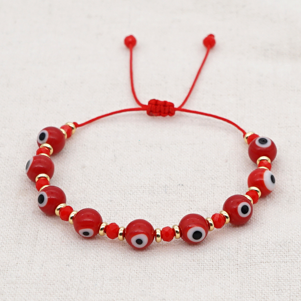 Bracelet Simple En Verre Turc De Style National Bohème display picture 7