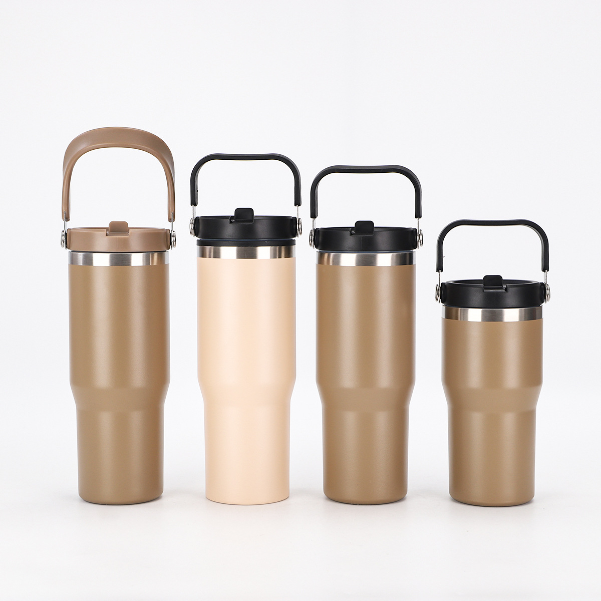 Amazon 30oz taza de automóvil de gran capacidad portátil exterior taza de plástico exterior de acero 304 taza de aislamiento de acero inoxidable