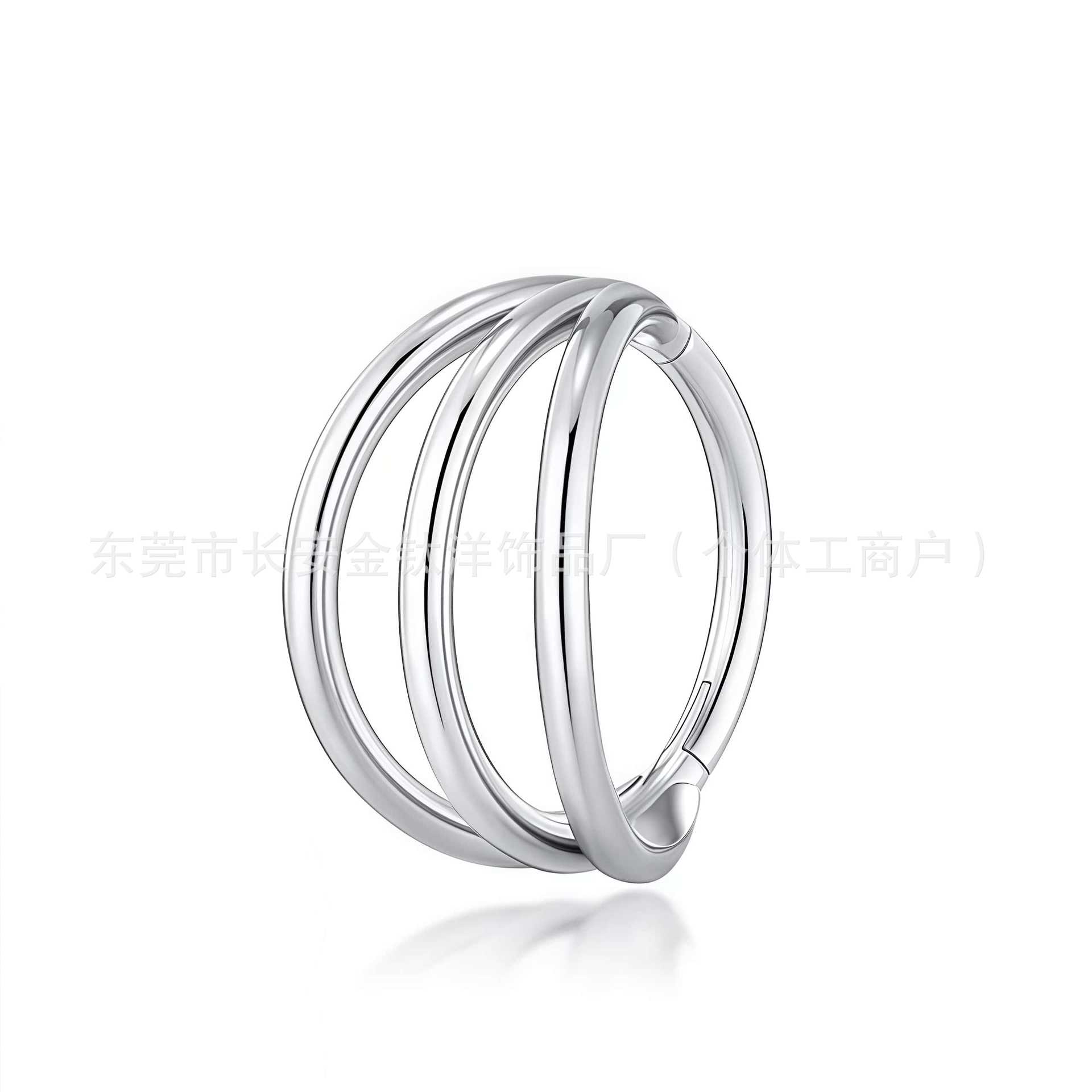 Pointed titanium steel lip stud product view